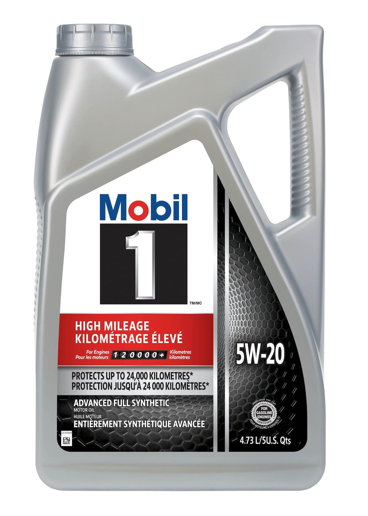 High Mileage 5W20 Synthetic Engine/Motor Oil, 4.73-L