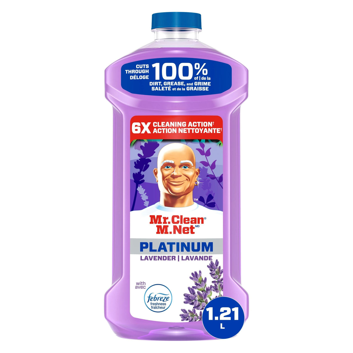 Liquid Disinfectant Cleaner, Various Scents, 1.2-L