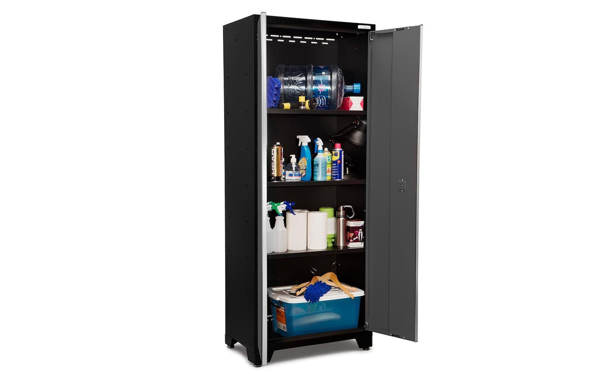 Bold 3.0 Series 24-Gauge Steel Multi-Use Locker, Fully-Welded, 800-lb Capacity, Black/Grey, 30-in