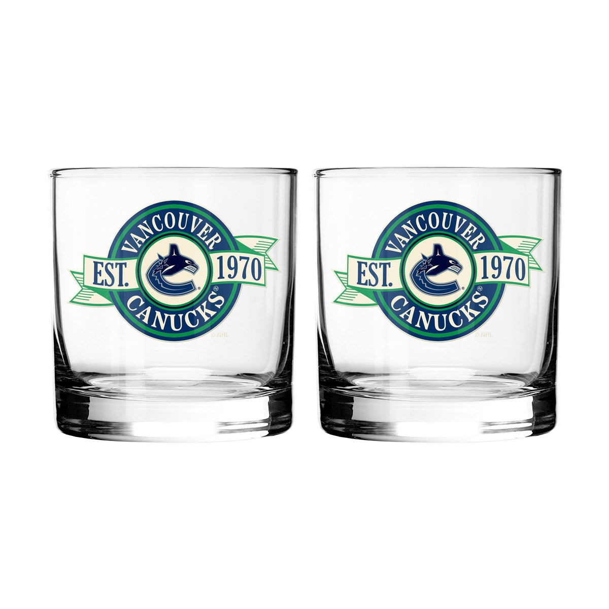 Hockey Rocks Glass, 2-pk