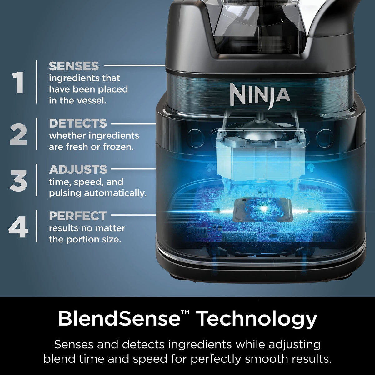 Ninja Duo Blender with 72-oz Full-Size Pitcher & Pre-Set Programs, Includes Two 24-oz Single-Serve Cups, 1800W