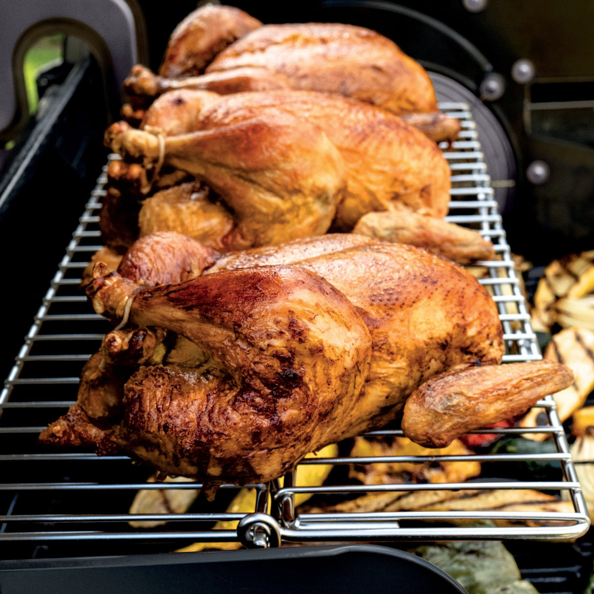 Ninja FlexFlame Upgrades Expandable Stainless Steel Roast & Smoke Rack