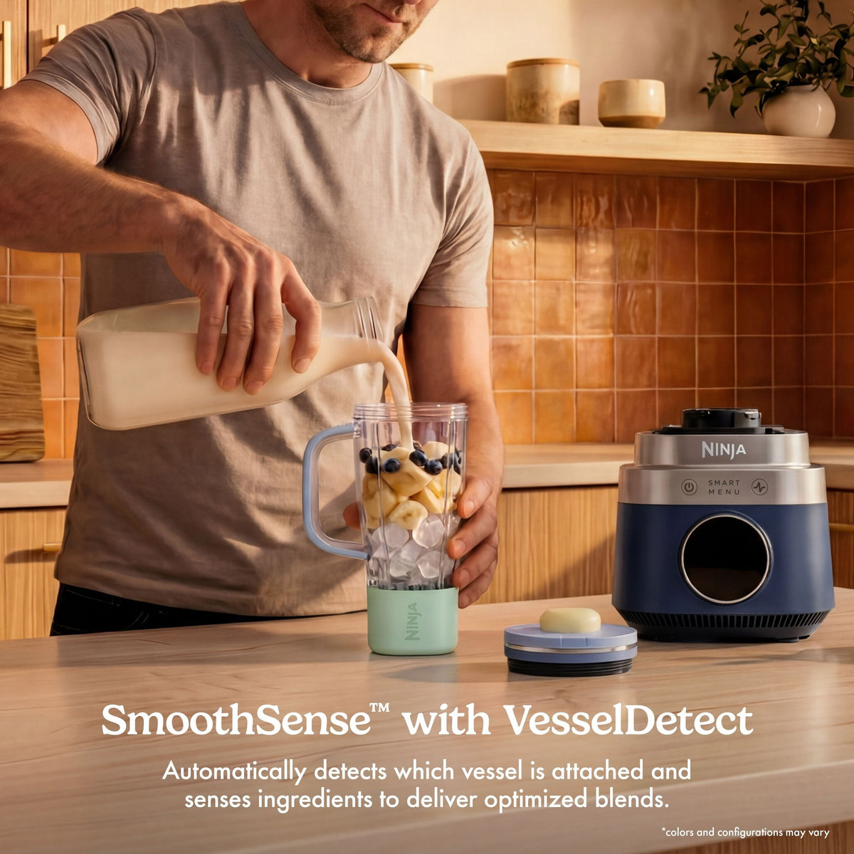 Ninja Luxe Adaptive Crushing Blender and Single-Serve System