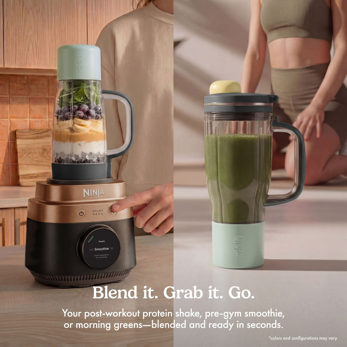 Ninja Luxe Adaptive Crushing Blender and Single-Serve System