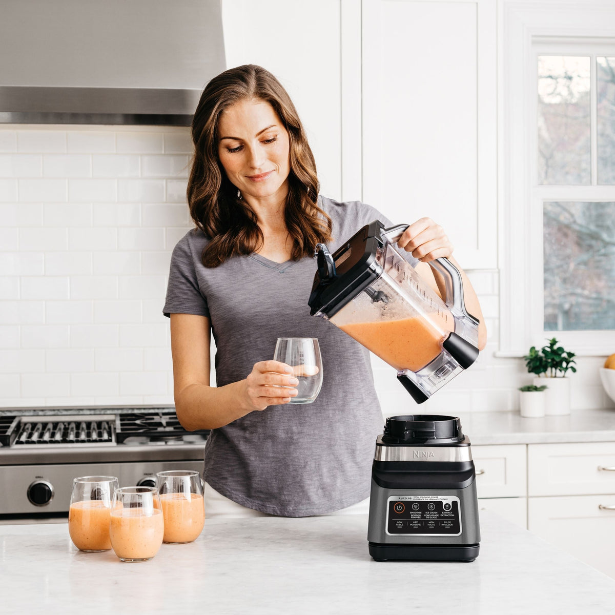Ninja Professional Plus Blender DUO with 3 Pre-Set Auto IQ Programs, Stainless Steel, 1400W