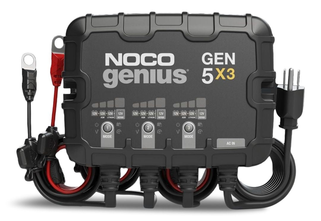GEN5X3 Onboard Smart Battery Charger/Maintainer/Desulfator, 3-Bank, 15-Amp, 12V