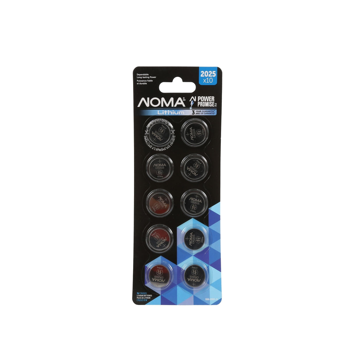 CR2025 Button Cell Batteries, 10-pk