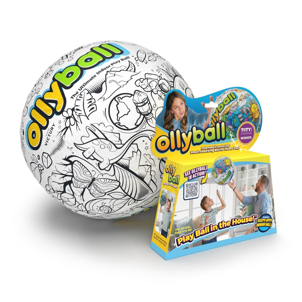 Classic Shock-Absorbing Indoor Sports Ball