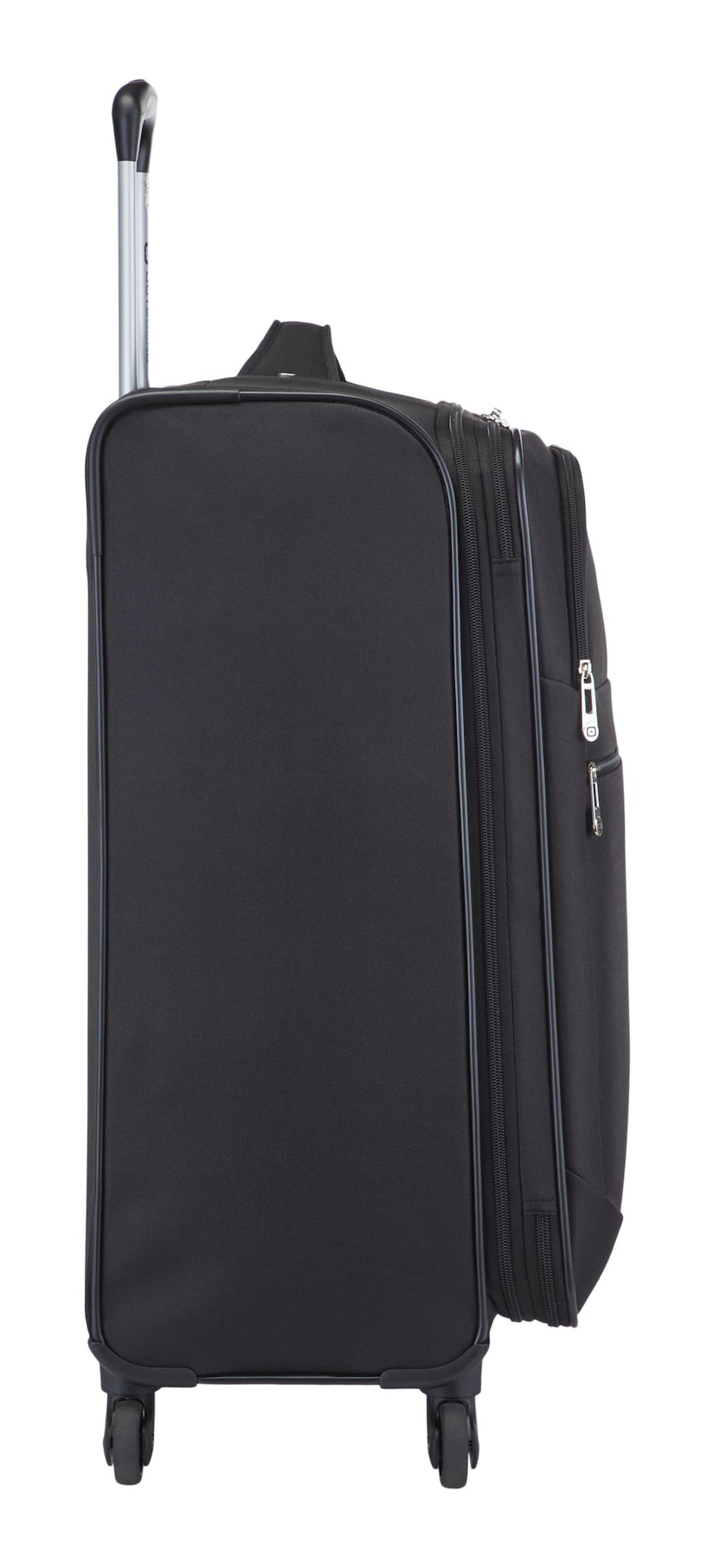 Outbound Softside Spinner Wheel Medium Travel Luggage Suitcase, Black, 24-in