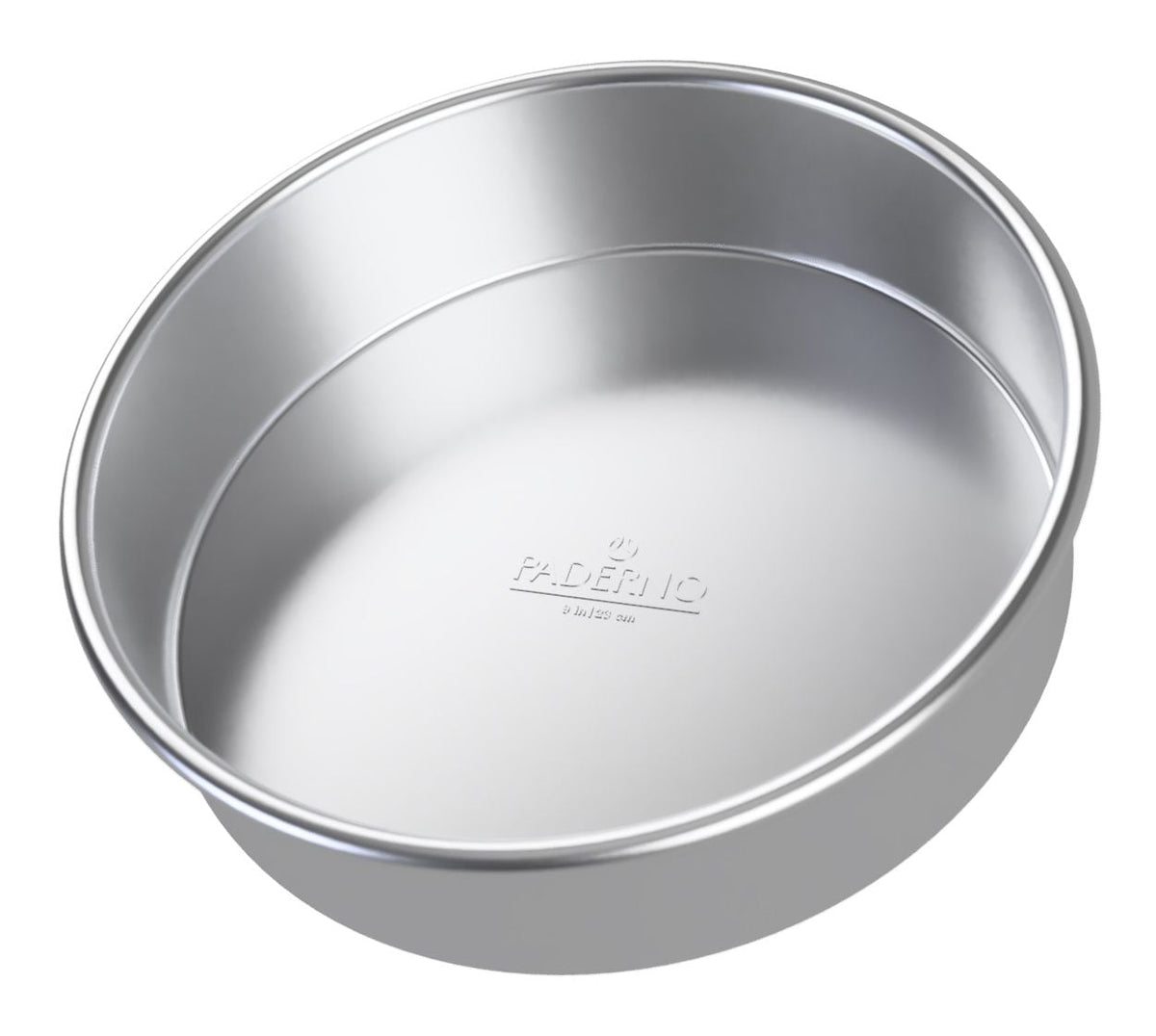 Professional Uncoated Aluminum Round Cake Pan, 9-in