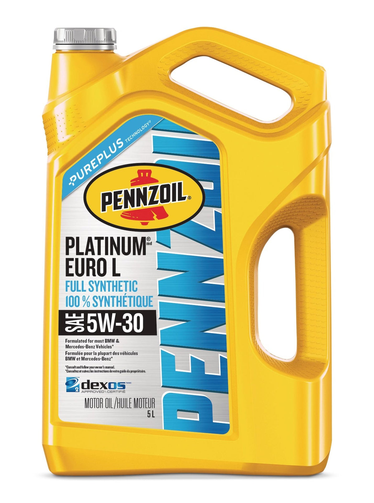 Platinum Euro L 5W30 Synthetic Engine/Motor Oil, 5-L