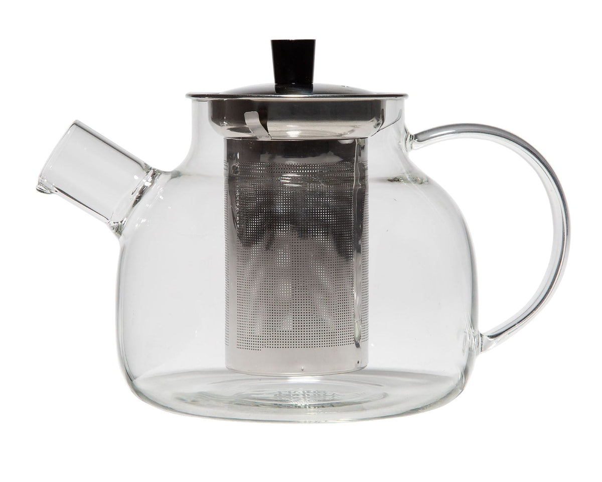 Double Wall Vacuum-Insulated Glass Teapot