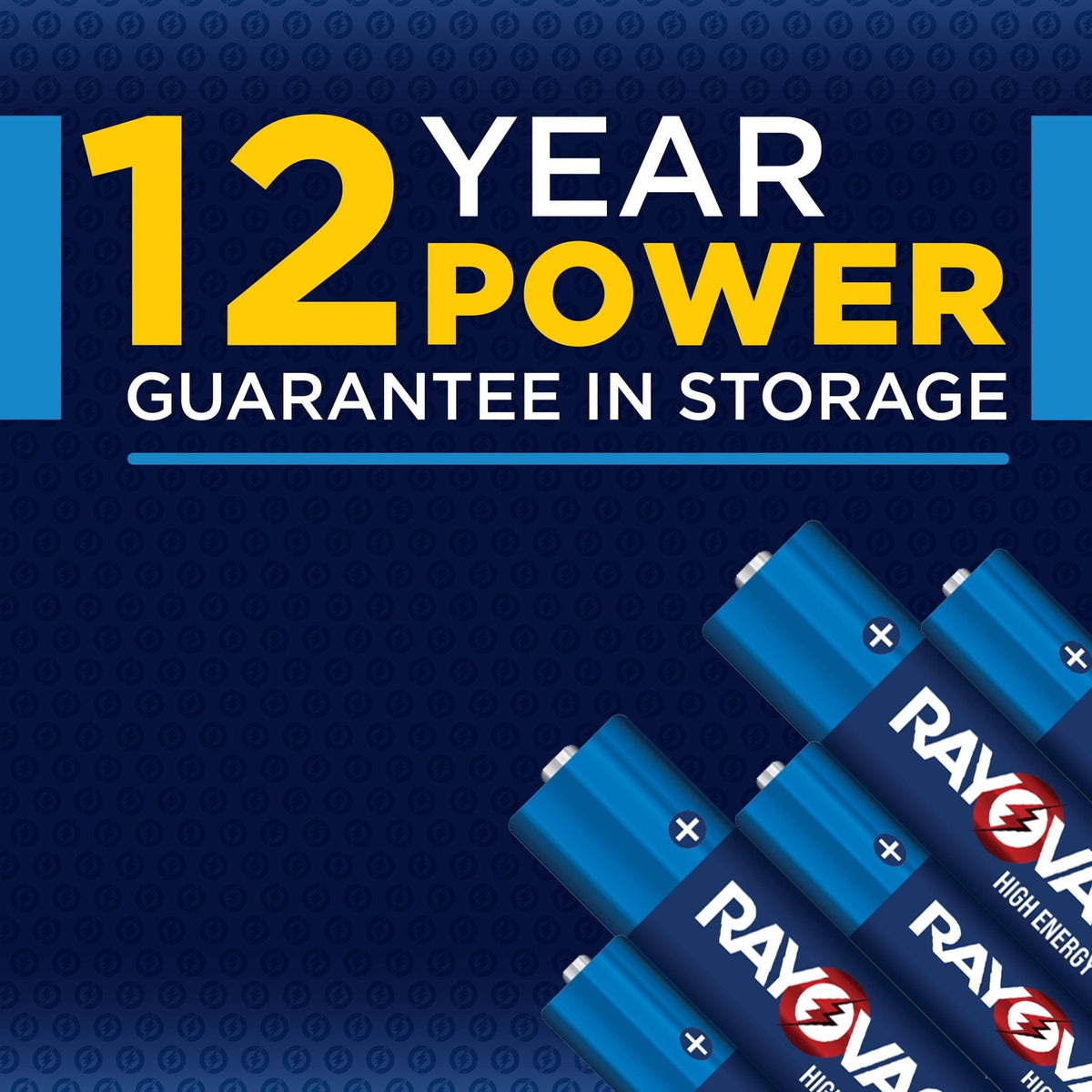 HIGH ENERGY AA Alkaline Batteries, Long Lasting, All Purpose, 24-pk