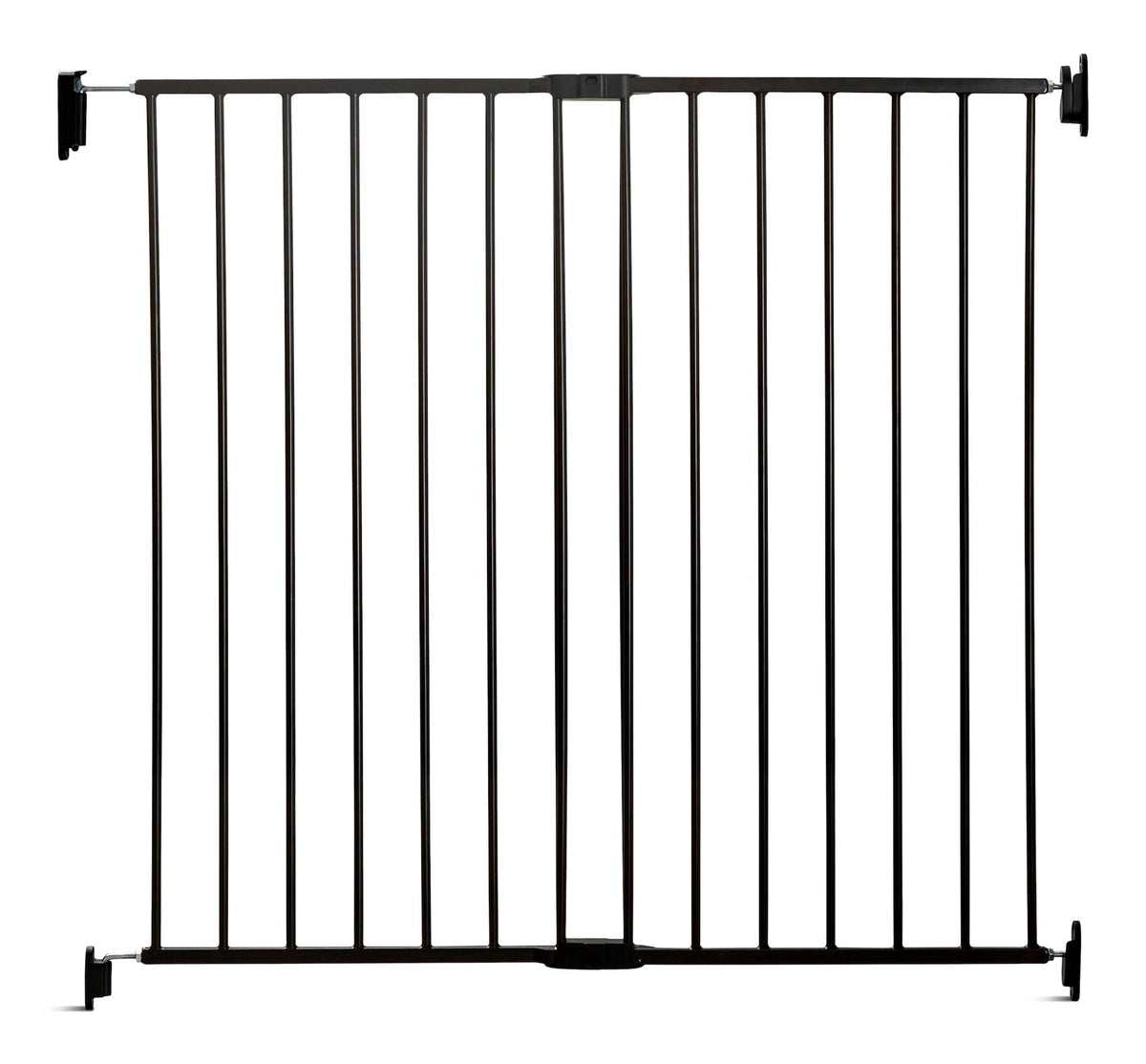 Top-of-Stairs Baby Gate, Black