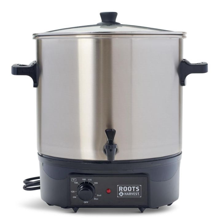 Electric Bath Canner with Glass Lid & Stainless Steel Canning Rack