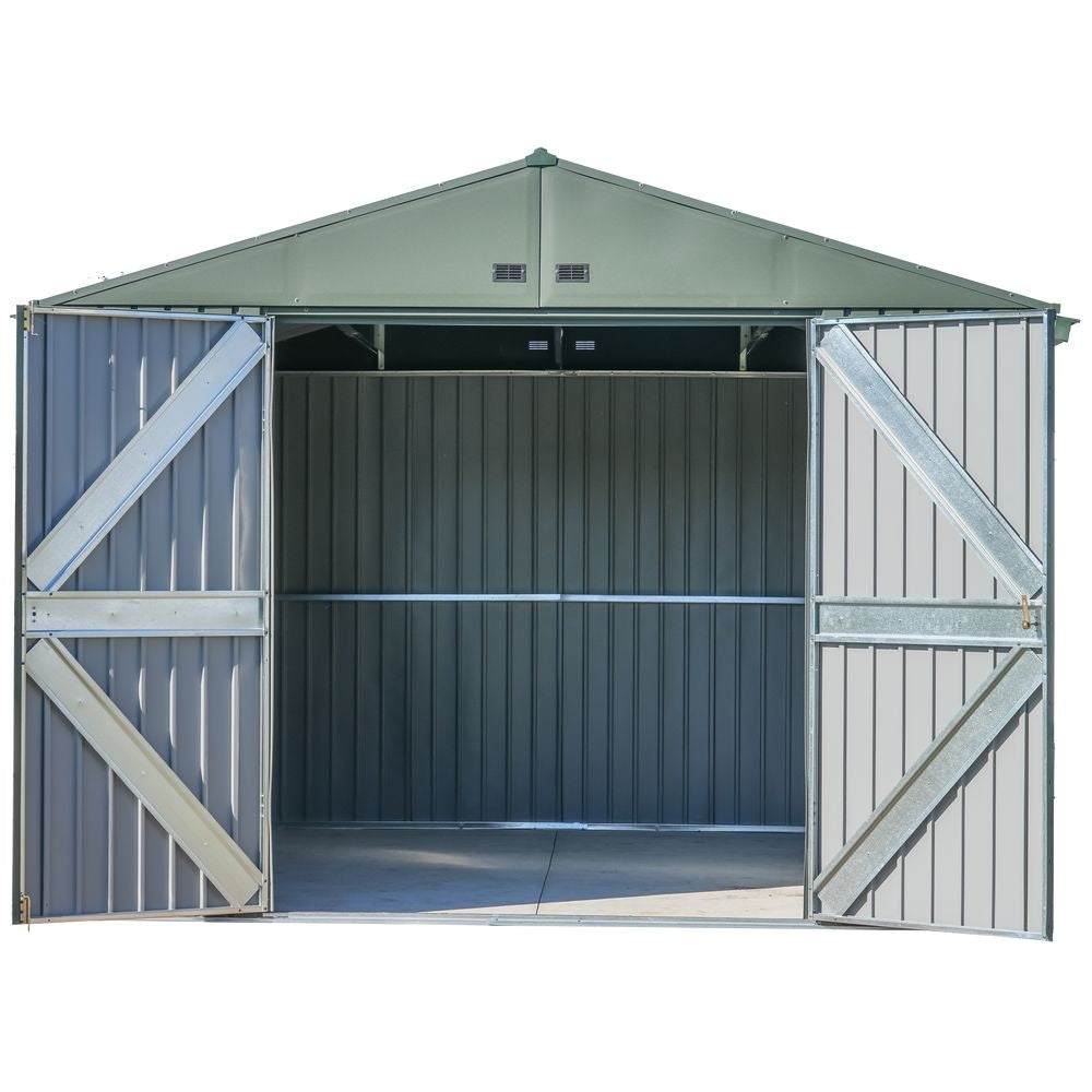 Lawn Care 10x12-ft Green Corrosion-Resistant Storage Shed