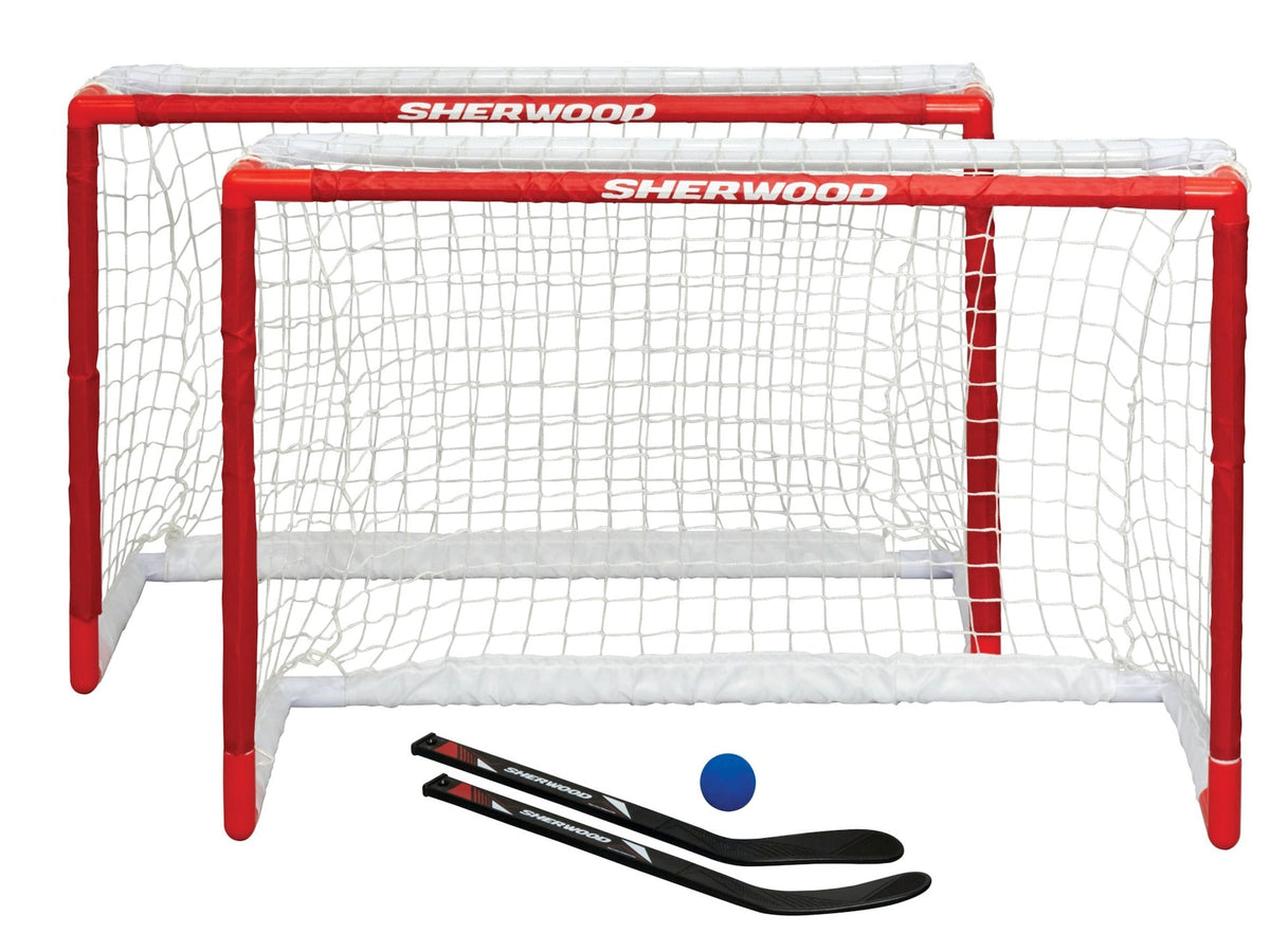PVC Mini Hockey Net Set, 5-pc