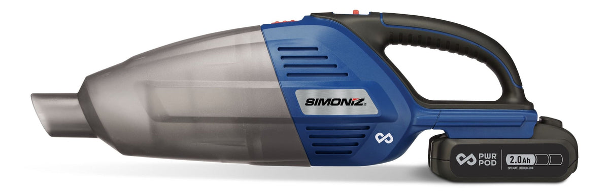 20V Max Cordless Car Hand Vacuum with 2.0 Ah battery