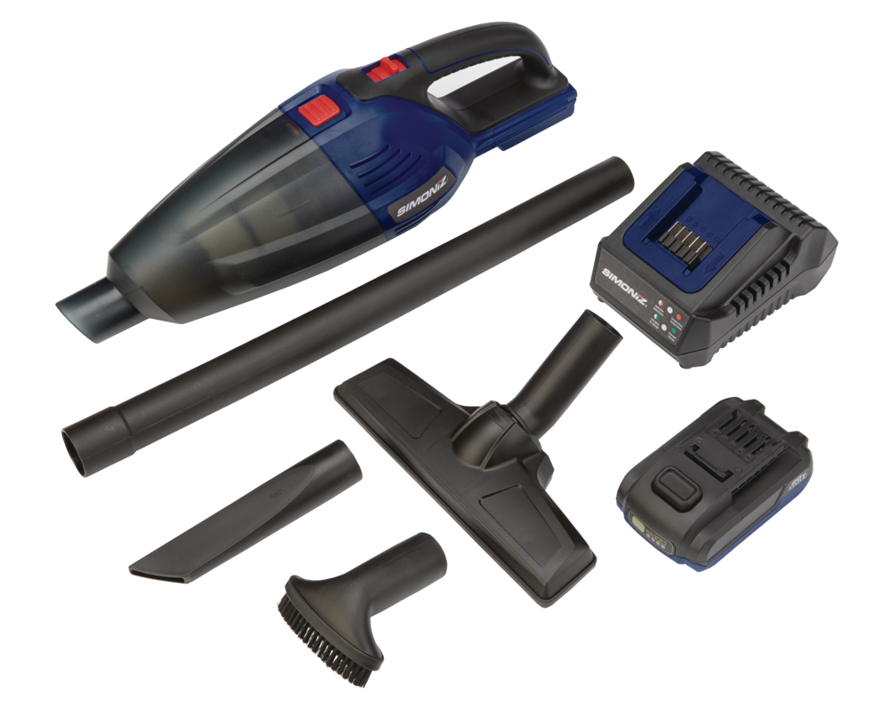 20V Max Cordless Car Hand Vacuum with 2.0 Ah battery