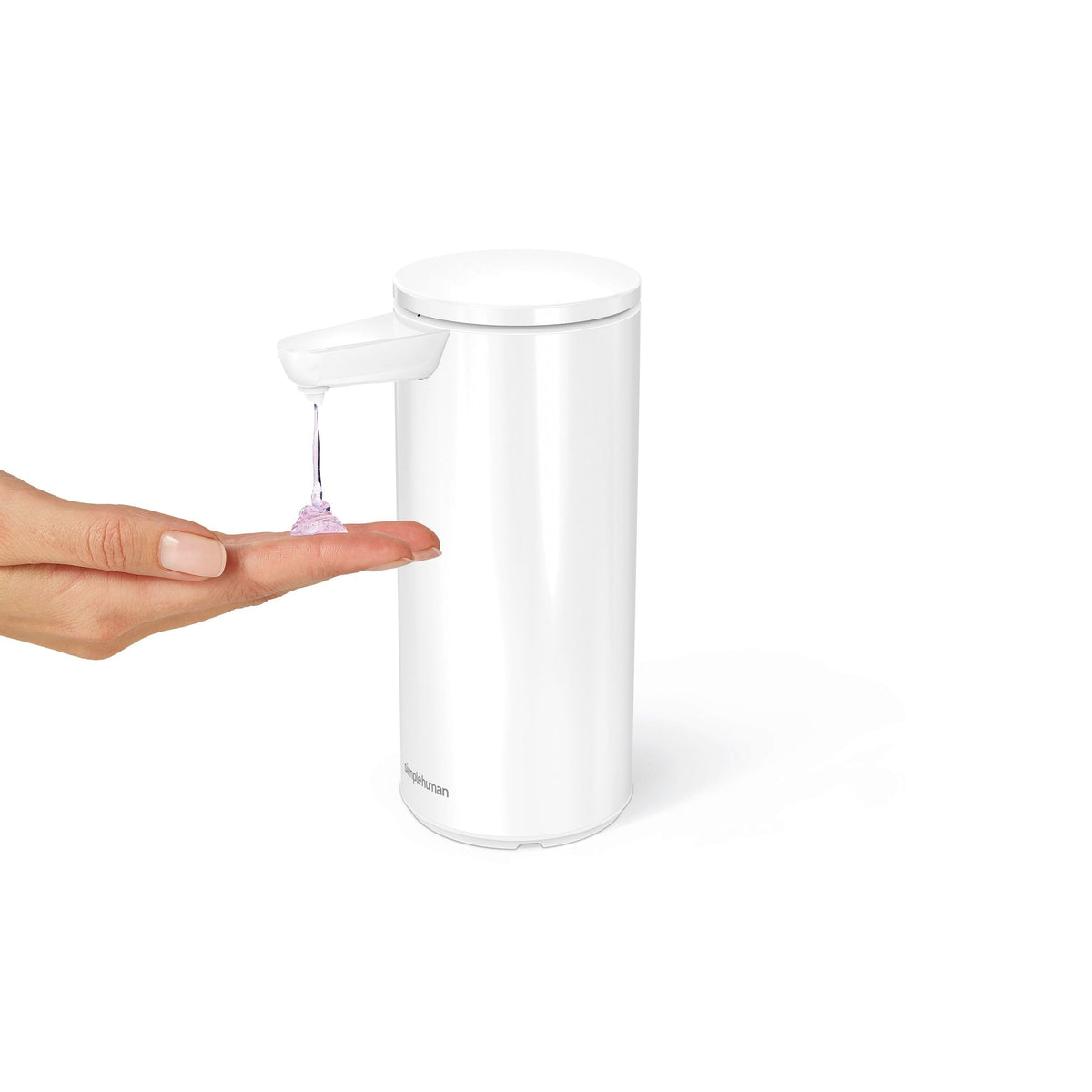 White Rechargeable Sensor Pump