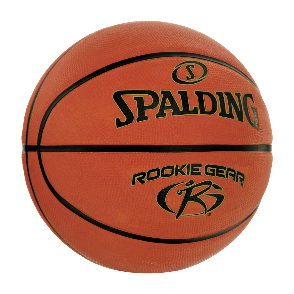 Rookie Gear Rubber Basketball, Brown, Size 5