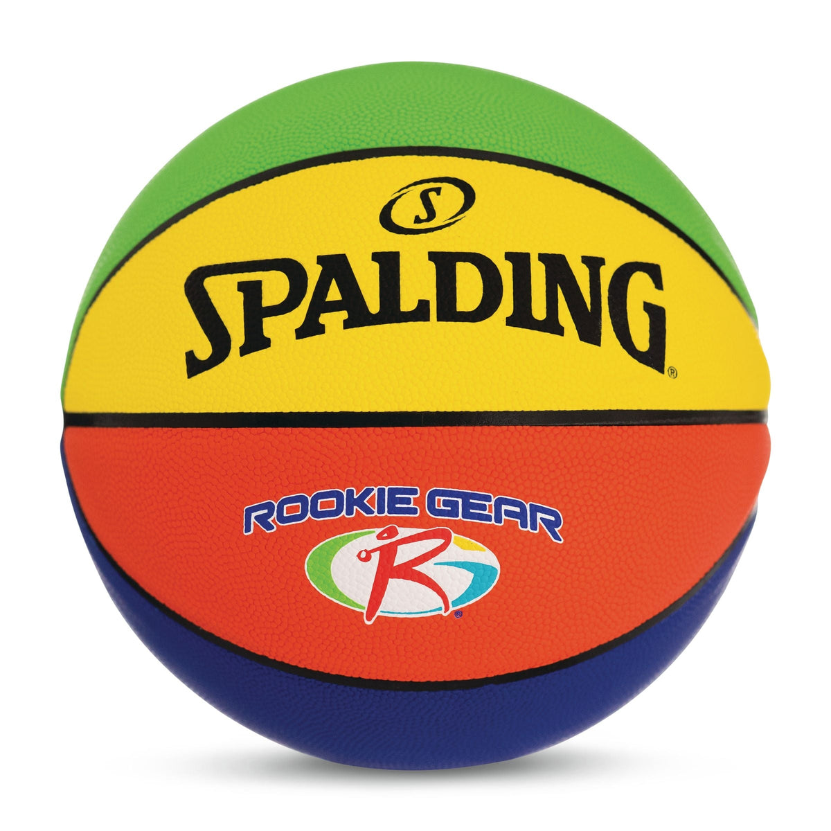 Rookie Gear Youth Kids' Indoor/Outdoor Multi-Colour Composite Basketball, Size 5 (27.5-in)