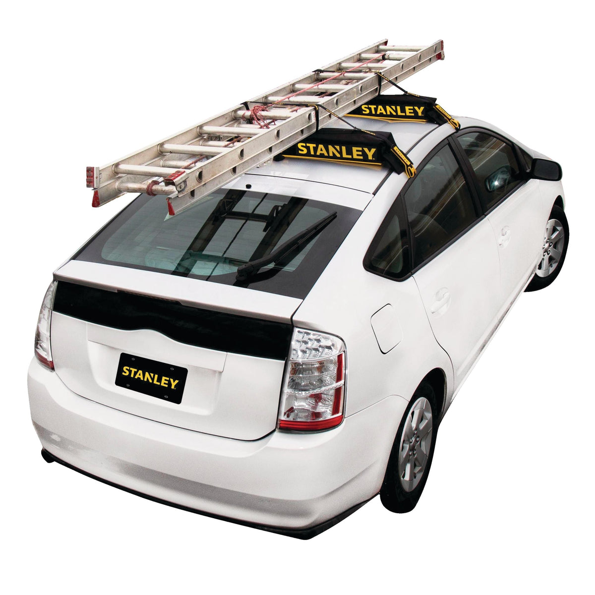 Roof Top Universal Rack Pad & Luggage Carrier System, Adjustable with 2 Tie-Down Straps, Black
