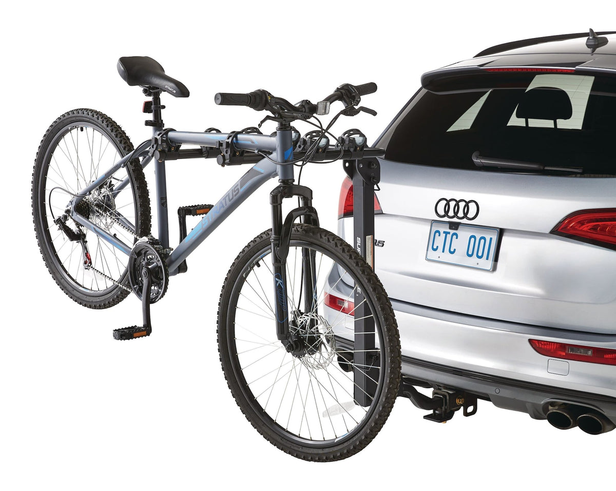Dual Arm Hitch Mounted Hanging Bike Carrier, 4-Bikes