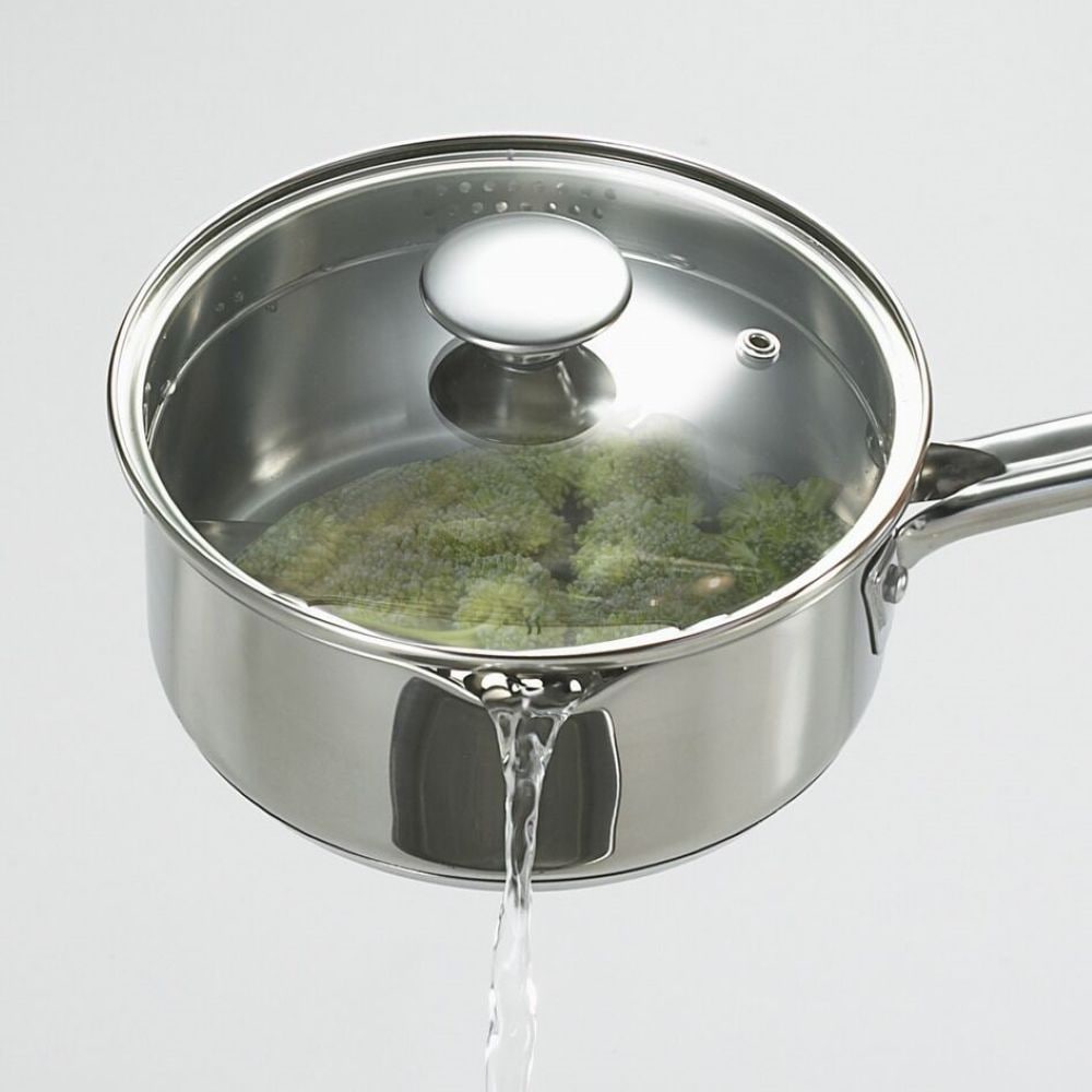 Cook and Strain Stainless Steel Cookware Set, 15-pc