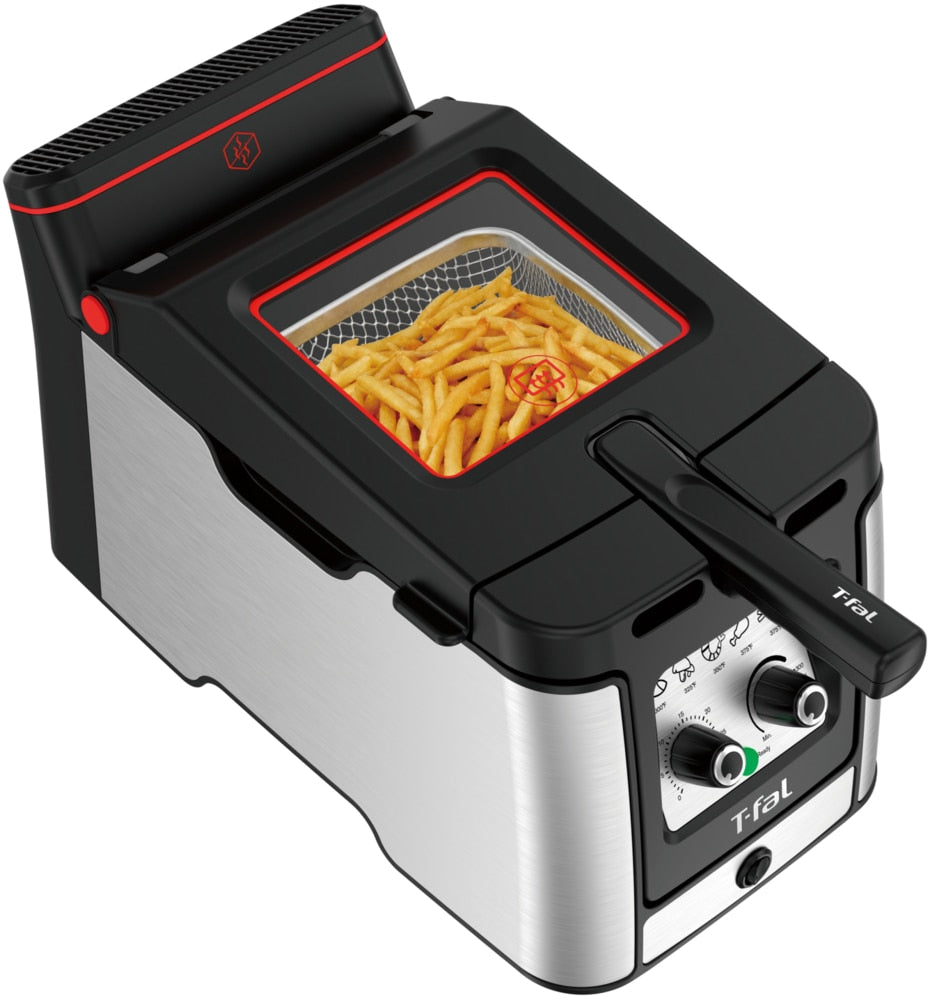 Odorless Deep Fryer, Stainless Steel, 3.5-L