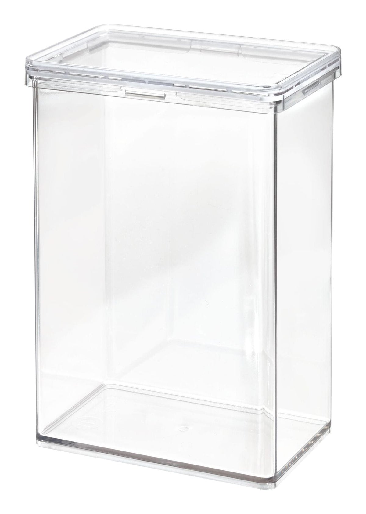 Clear Stackable Large Canister with Air Tight Lid, 2.37-L