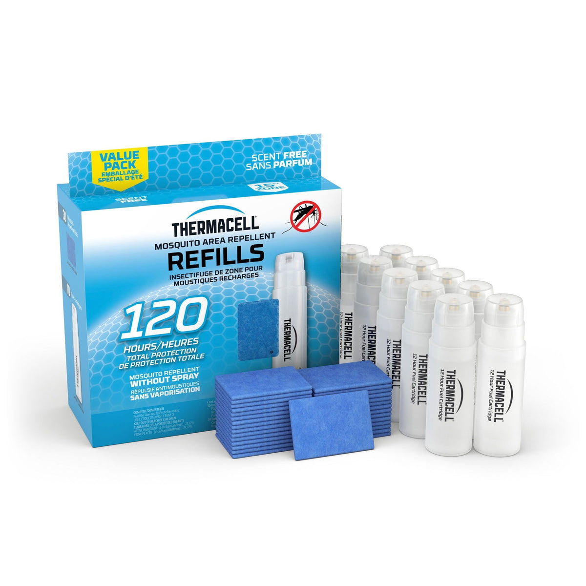 Fuel-ZoneGuard Fuel Powered Mosquito Repellent 120-Hr Refill Pack