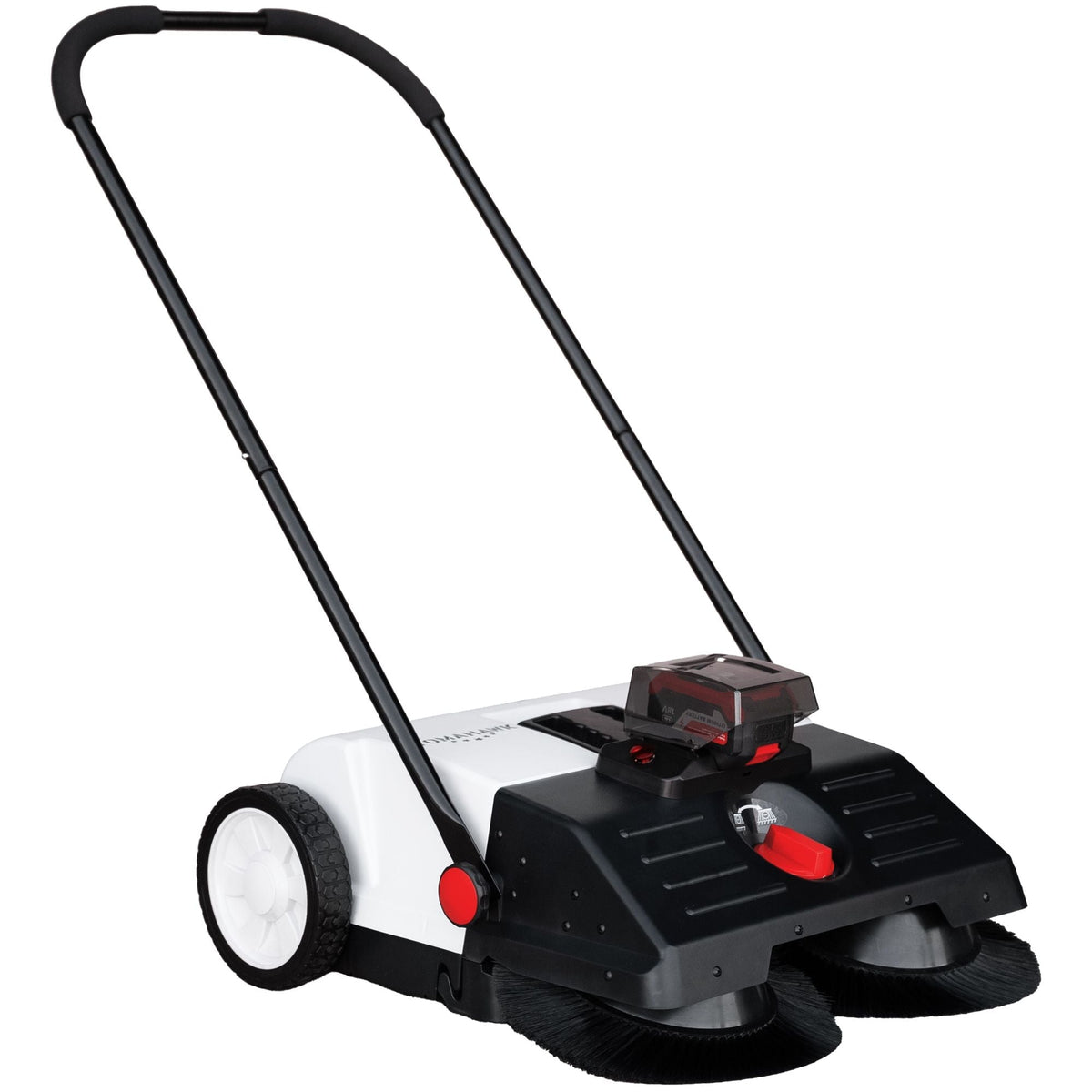 Electric Battery-Powered Push Sweeper, 22-in