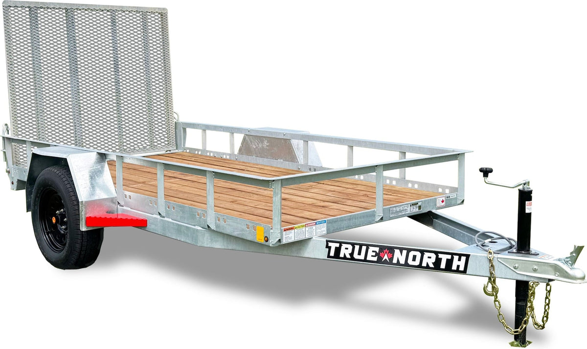 60-in x 10-ft Galvanized Utility Trailer
