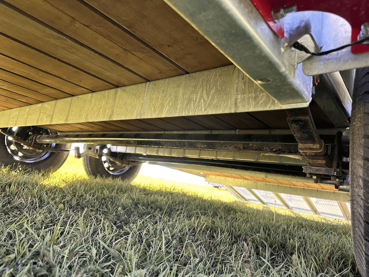 83-in x 16-ft Tandem Axle Utility Trailer, Galvanized