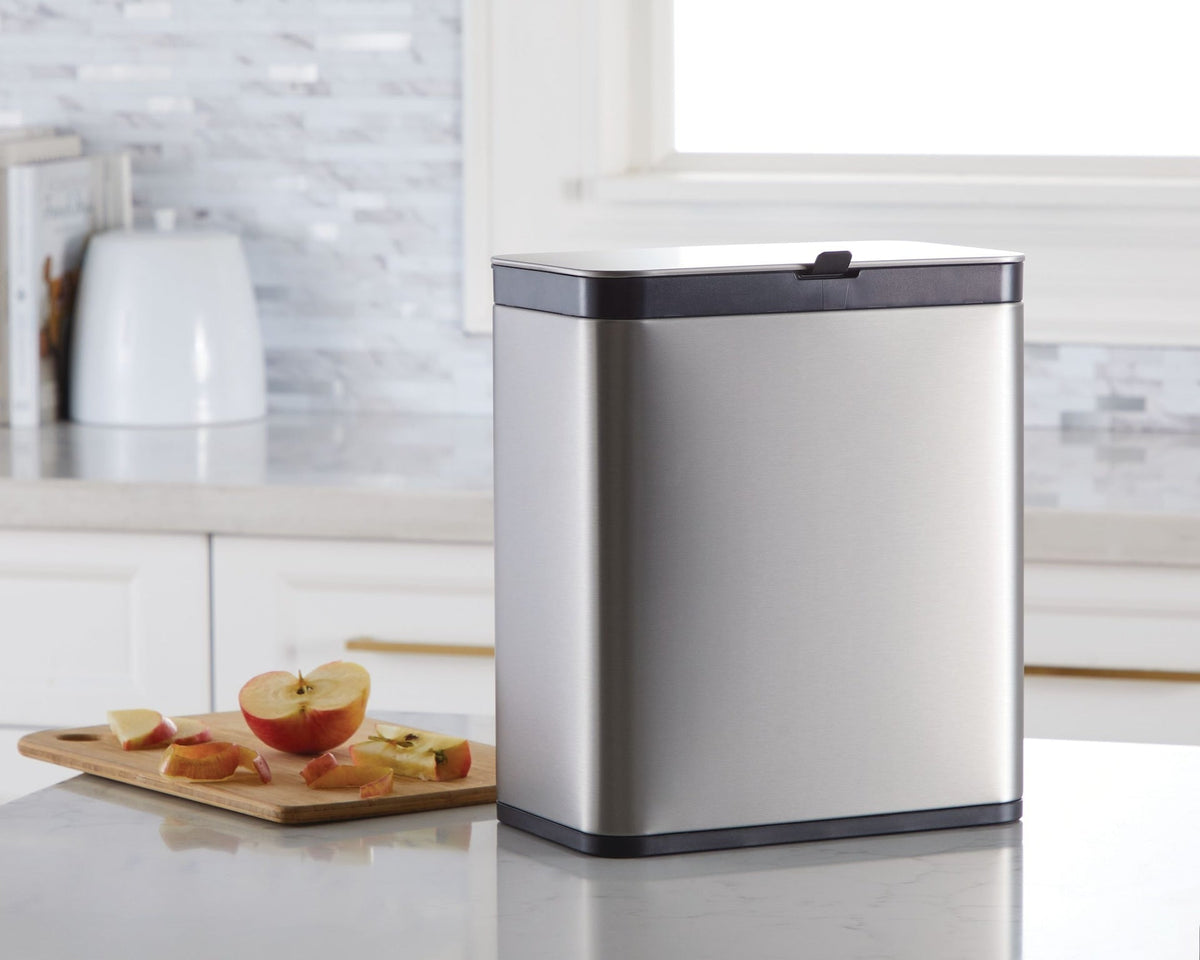 Type A Puro Stainless Steel Food Waste/Compost Caddy Bin