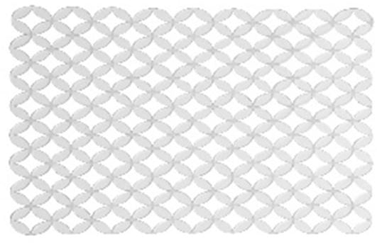 Meridian Plastic Kitchen Sink Protector Mat/Liner, Clear, 12 x 16-in