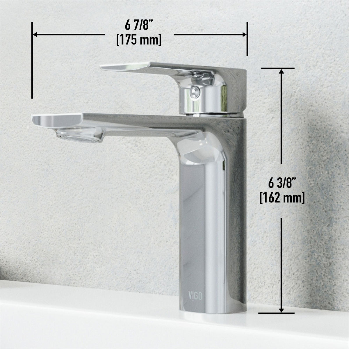 Davidson Single Handle Single Hole Bathroom Sink Faucet, WaterSense Certified, Chrome