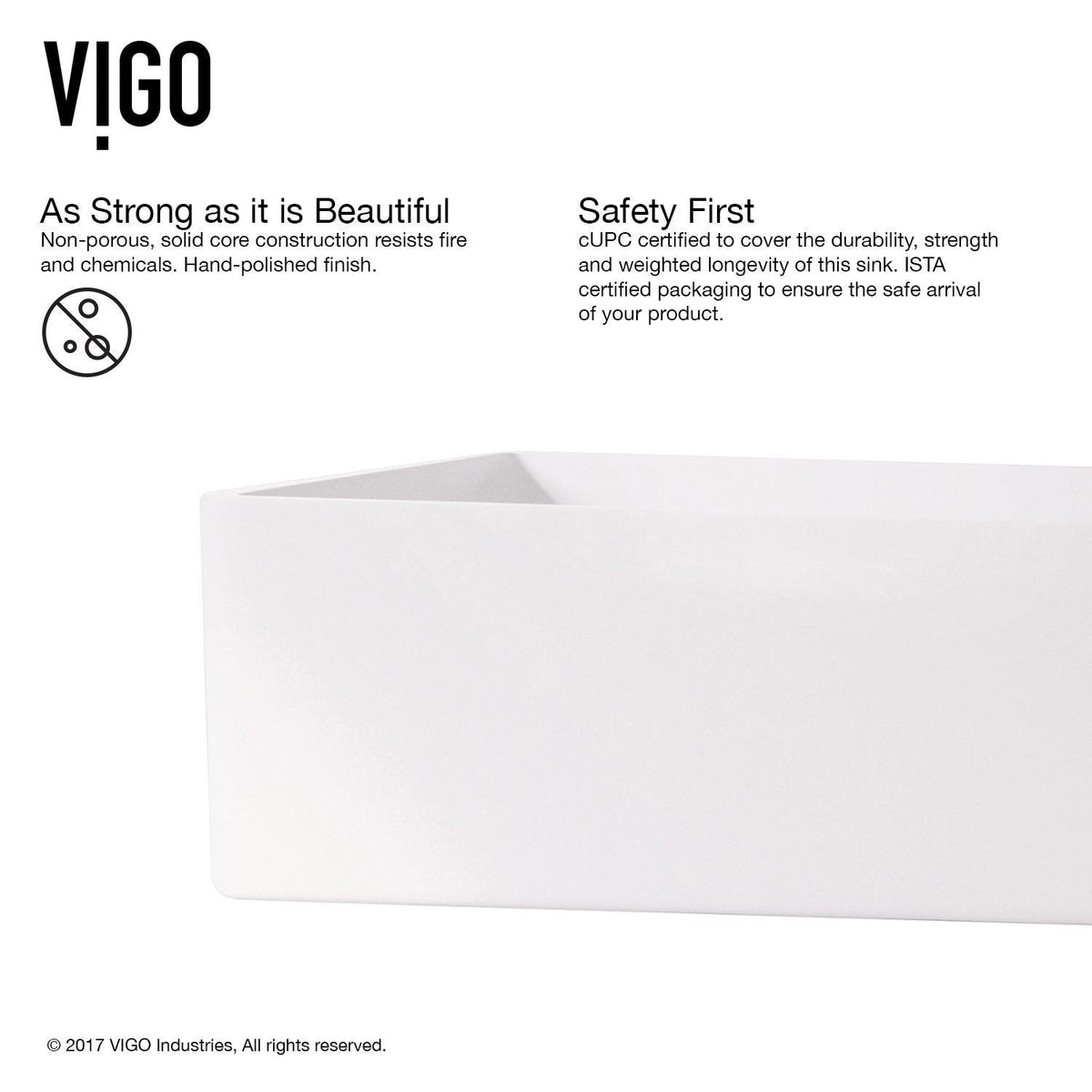 Magnolia Matte Stone Vessel Bathroom Sink/Basin with Deep Bowl, White