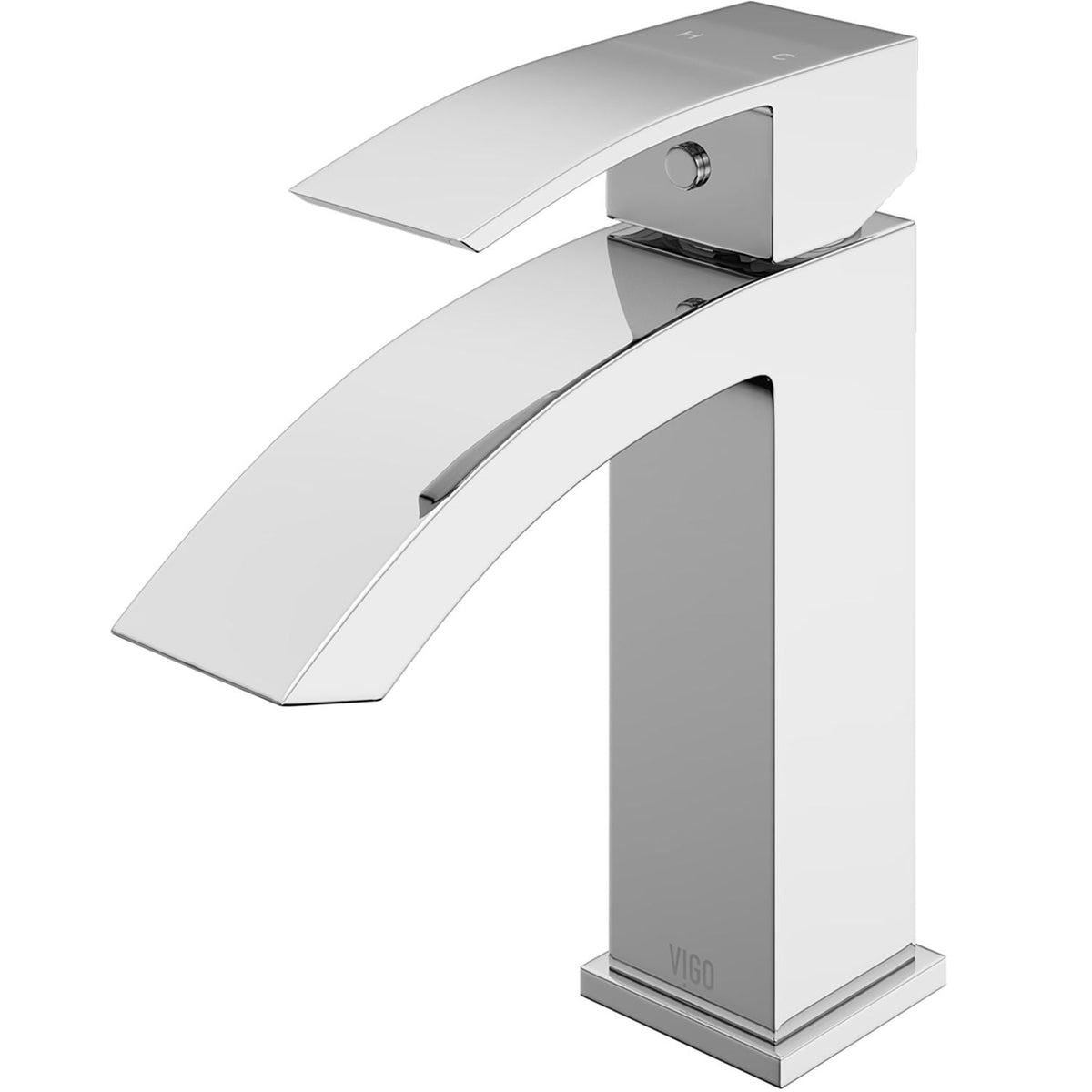 Satro Single Handle Single Hole Bathroom Sink Faucet, WaterSense Certified, Chrome