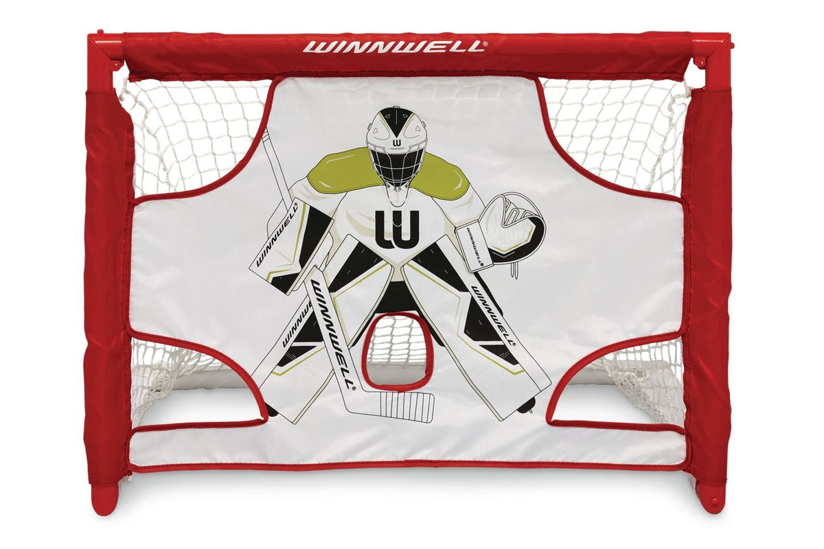 PVC Collapsible Mini Hockey Net Set, 5-pc