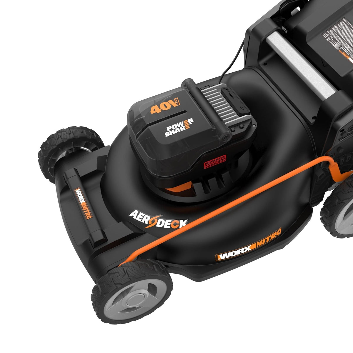 NITRO 3-in-1 40V Push Poly Mower with IntelliCut, 21-in
