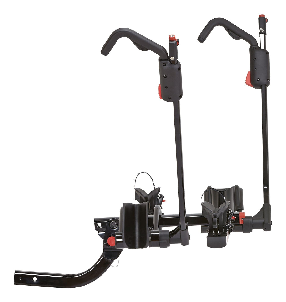 Holdup 2-Bike Platform Hitch Mount Bike Rack, Adjustable, Fits 2-in Receiver, Black