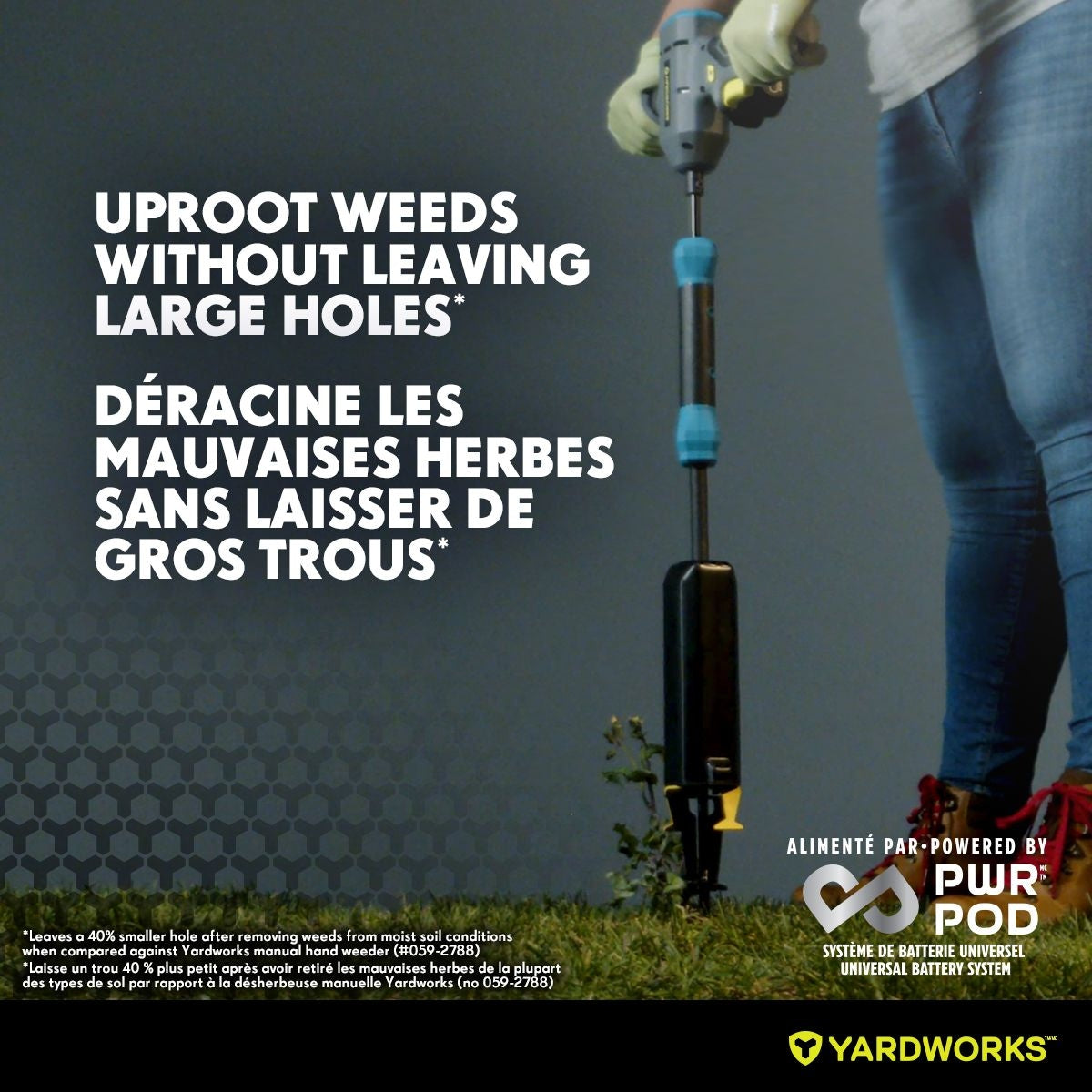 20V Cordless Lawn Weeder, with 2.0Ah Battery and Charger