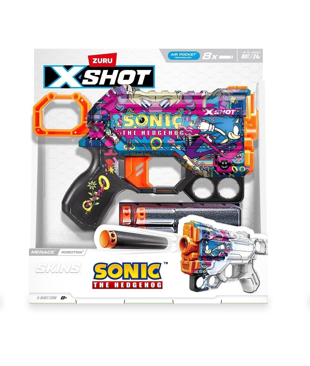 Menace Skins Foam Dart Toy Blaster for Ages 8+