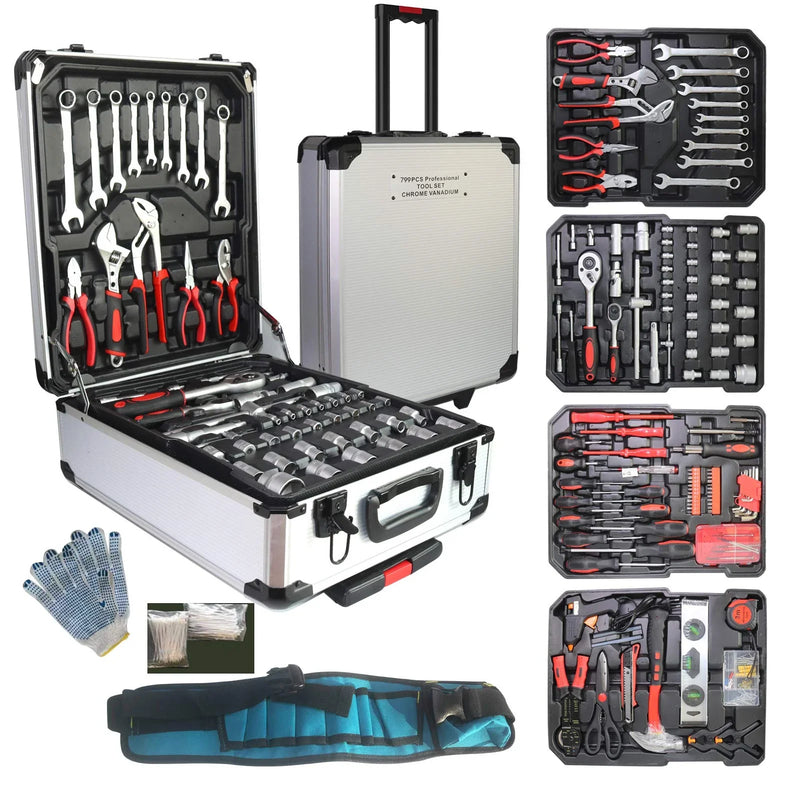 799pcs Aluminum Trolley Household Fathers L3643