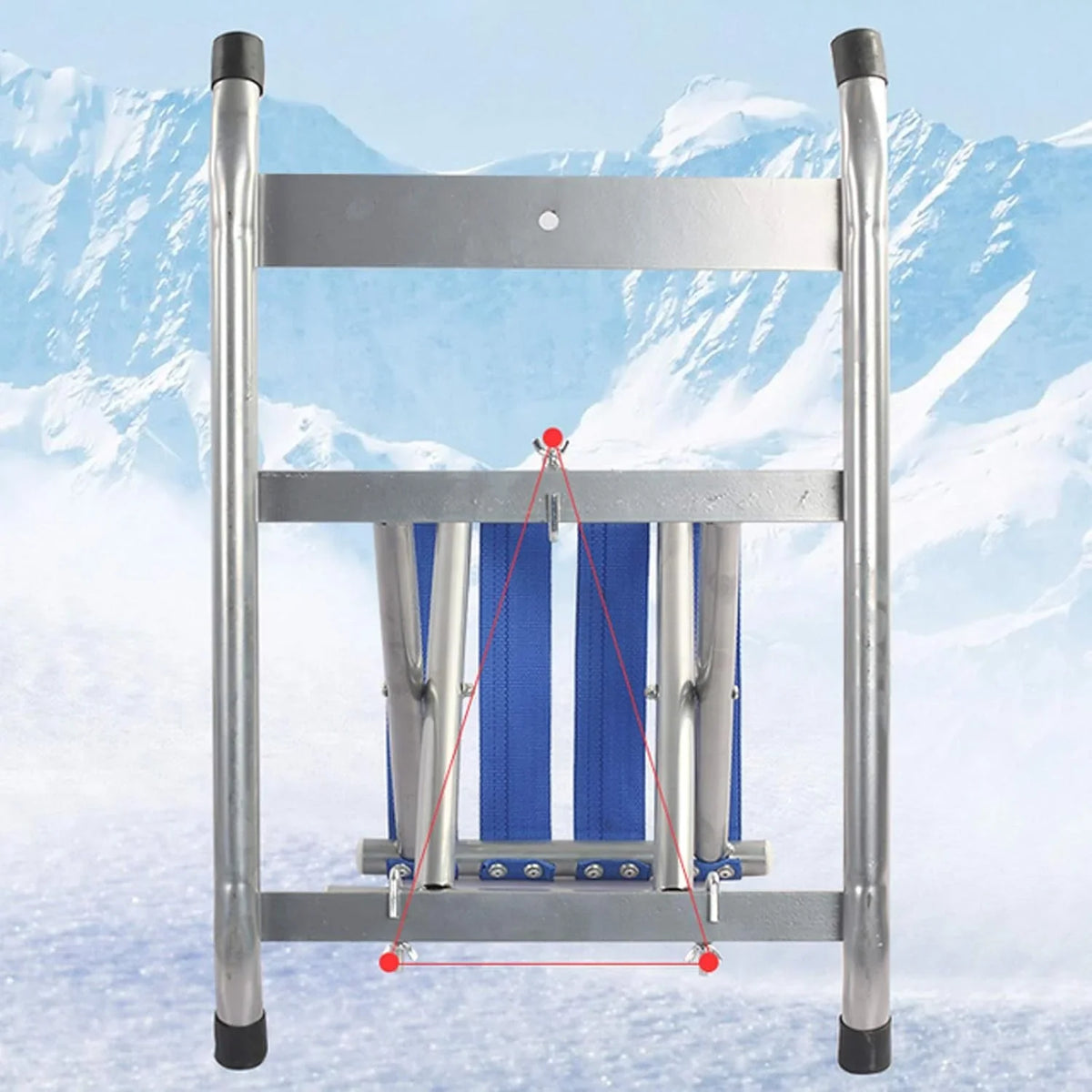 Ice scooter, outdoor skating vehicle, adult ice sled, children's sled, ice entertainment equipment, with seats, classic skating vehicle
