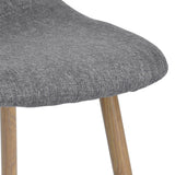 39F Charlton Fabric Dining Chair, Grey