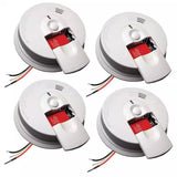 Firex 4 Pack Hardwired Smoke Detector with Ionization Sensor