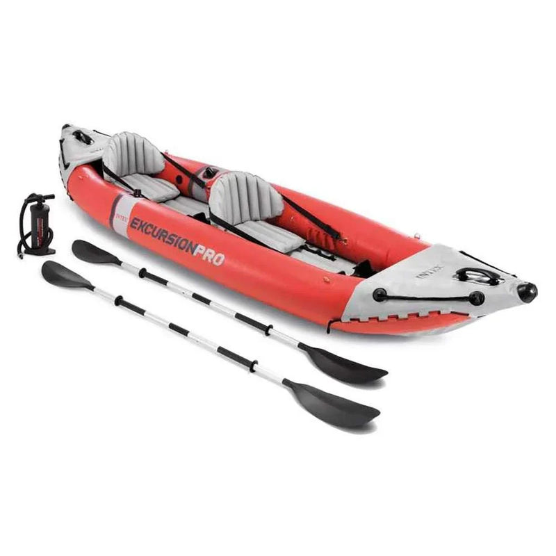 2 Person Vinyl Inflatable Kayak with Aluminum Oars B7368
